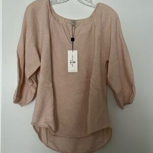 Pink 3/4 Sleeve Blouse Cortland Park